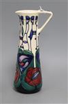 A Moorcroft Rachel Bishop 'Tribute to Charles Rennie Mackintosh', design slender jug, 1995, height 24cm                                