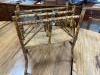 An Edwardian bamboo and rattan Canterbury, width 42cm, depth 26cm, height 48cm                                                                                                                                              