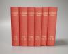 Jardine, William, Sir (editor) - The Naturalists’ Library, Ornithology. Birds of Great Britain and Ireland, 8vo, rebound red cloth gilt, front boards retained, end papers renewed, vols I, 11, 111, V, VI, and VII, with po