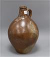 A 17th / 18th century Bellamine pottery flagon height 38cm                                                                             
