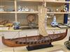 An oak model of Viking ship height 65cm length 94cm                                                                                    