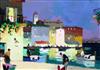 § Cecil Rochfort D'Oyly John (1906-1993) View of Cannes 9.5 x 13.5in.                                                                  