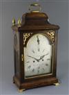 John Belling Jnr of Bodmin. A George III pearwood (originally ebonised) hour repeating bracket clock 20in.                             