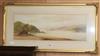 John Shapland, watercolour, Estuary scene, signed, 28 x 78cm                                                                           