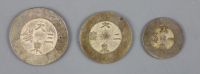 Korea coins, Tae Dong Treasury Department (1882-3) 3 Chon, KM1083, 2 Chon, KM1082 and 1 Chon, KM0181, scarce                           