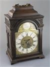 Charles Gillespie of Dublin. A George III quarter repeating bracket clock, height 15.5in.                                              