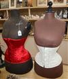 Two Tailor's dummies and corsets                                                                                                       