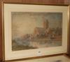 Alfred Parkman, watercolour, view of Worcester Cathedral, signed and dated 1909, 38 x 61cm                                             