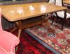 A 1970's cherry top dining table L.159cm                                                                                               