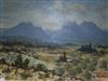 Robert Rouard, oil on canvas, landscape Provence, signed, 54 x 73cm, unframed                                                          