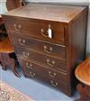 A Chinese elm five drawer chest W.75cm                                                                                                 