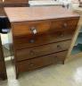 A George IV mahogany chest, width 100cm, depth 52cm, height 101cm                                                                                                                                                           