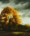 § Andrew Crocker (1962-) 'That Old Oak Tree' 48.5 x 41.5in.                                                                            