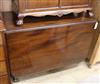 An early Victorian mahogany drop leaf dining table W.104cm                                                                             