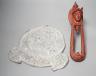 A Manchester lead plaque, 24cm high and a ‘Hermes’ cast iron door knocker                                                                                                                                                   