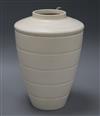 Keith Murray for Wedgwood. A shoulder vase, signed, height 29cm                                                                        