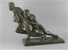 § Muriel Joyce Bidder (1906-1999) A bronze group, 'Tackled' depicting two rugby players, H.15.75 L.21in.                               