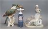 Two Lladro and one Goebel figure                                                                                                       