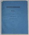 Tennyson, Alfred Baron Tennyson - Poems MDCCCXXX-MDCCCXXXII, uncut in original blue wrappers,                                          