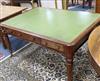 A Victorian mahogany partner's writing table, fitted six drawers W.153cm                                                               