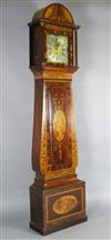 Richard Midgley. A George III later cased chiming eight day longcase clock, 7ft 10in.                                                  