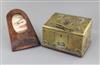 A WWI 'Trench Art' casket, casket 9in.                                                                                                 