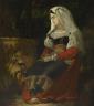 Angelo Collen Hayter (19th C.), oil on millboard, 'A Roman peasant at a fountain', signed, inscribed verso, 'sketch painted ...for Mrs. Thos. Fairbrand, June 1853', 35 x 30cm                                              