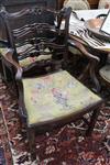 A pair of Chippendale style mahogany carver chairs                                                                                     