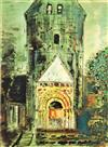 § John Piper (1903-1992) Besse, Dordogne, (Levinson 188) 31.75 x 23.5in.                                                               