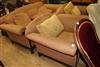 A three piece suite sofa W.195cm                                                                                                       