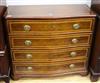 An inlaid chest of drawers W.110cm                                                                                                     