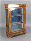 A late Victorian ormolu mounted satinwood and marquetry pier cabinet, W.2ft 4in. D.1ft .5in. H.3ft 8.5in.                              