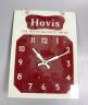 A Smiths electric advertising wall-clock, 'Hovis', glass dial 46cm high                                                                                                                                                     