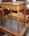 A Regency mahogany three drawer side table W.66cm                                                                                      