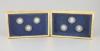 Six Wedgwood jasper ormolu mounted plaques, c.1780-5, Each ormolu mount 3.8cm, frames 15 x 23cm                                                                                                                             