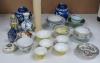 A quantity of mixed Chinese porcelain etc                                                                                                                                                                                   