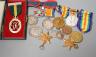 WW1 medals to include a trio to 7522 L.CPL. A.T. CHART 11/BN. A.I.F and a trio to J.A. CHART V.A.D., WW2 medals, a 9ct medal etc.                                                                                           