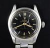 A gentleman's stainless steel Rolex Oyster Royal mid-size manual wind wrist watch,                                                     