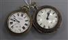A Continental metal cased Rundell, Bridge & Rundell pocket watch and a Winegarten's Railway Regulator pocket watch.                    