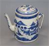 A Chinese lidded teapot, 19th century Height 19cm                                                                                      