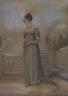 Robert Dighton Jr. (1752-1814), watercolour, Portrait of Hope Lady Miss Hudson, signed and dated 1806, inscribed verso, 42 x 35cm                                                                                           
