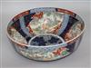 A Japanese Imari bowl. Diameter 35cm.                                                                                                  