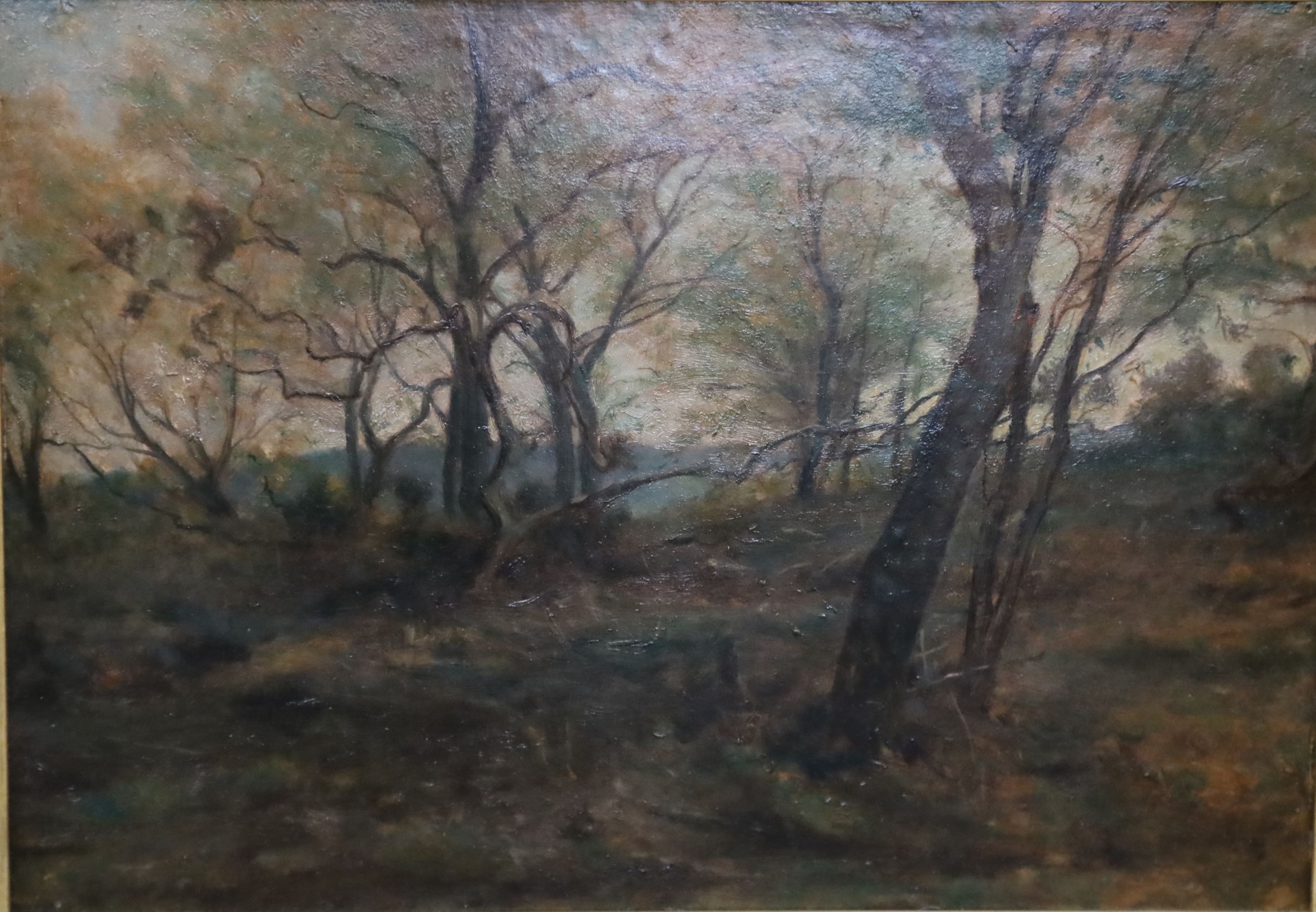 George Heming Mason (1818-1872) Woodland in autumn 25.5 x 35.5cm