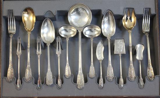 French canteen of cutlery. French canteen of cutlery.