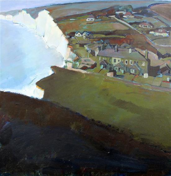Elisabeth Lawrence Birling Gap, 36 x 36in., unframed Elisabeth Lawrence Birling Gap, 36 x 36in., unframed