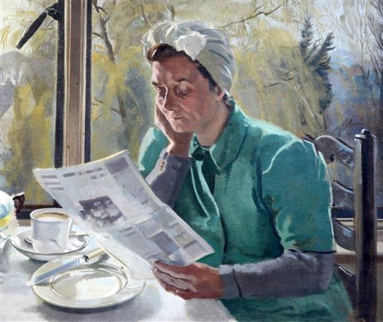 Alexander Hossack (Exh.1929) Mid Morning 20 x 24in. Alexander Hossack (Exh.1929) Mid Morning 20 x 24in.