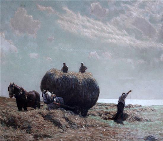Philip Gregory Needell (1886-1974) The Haywain 11.5 x 13.5in. Philip Gregory Needell (1886-1974) The Haywain 11.5 x 13.5in.