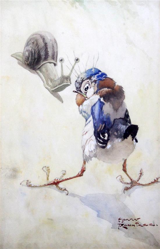 Harry Rountree (1878-1950) Confrontation and The calm before the storm 14.5 x 9.5in. and 9 x 12.25in. Harry Rountree (1878-1950) Confrontation and The calm before the storm 14.5 x 9.5in. and 9 x 12.25in.