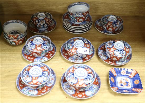 A quantity of Imari porcelain diameter 15.5cm A quantity of Imari porcelain diameter 15.5cm
