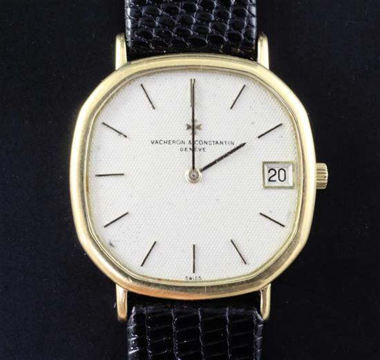 A gentlemans 18ct gold Vacheron & Constantin automatic dress wrist watch, A gentlemans 18ct gold Vacheron & Constantin automatic dress wrist watch,